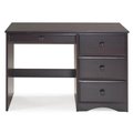 Camaflexi Camaflexi 41122 Essentials Writing Desk with Four Drawers; Cappuccino 41122